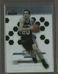 Emanuel Ginobili Basketball Cards 2002 Finest Prices