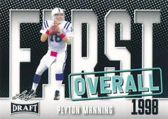 Peyton Manning #8 Football Cards 2023 Leaf Draft Prices