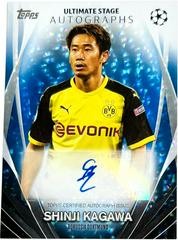 Shinji Kagawa [Blue Icy Foilboard] #USA-SK Soccer Cards 2023 Topps UEFA Club Ultimate Stage Autograph Prices