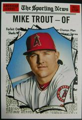 Mike Trout [Black Border] Baseball Cards 2019 Topps Heritage Prices