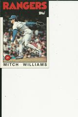 Mitch Williams Baseball Cards 1986 Topps Traded Prices