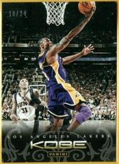 Kobe Bryant Gold Basketball Cards 2012 Panini Kobe Anthology Prices