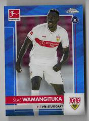 Silas Wamangituka [Blue Refractor] Soccer Cards 2020 Topps Finest Bundesliga Prices