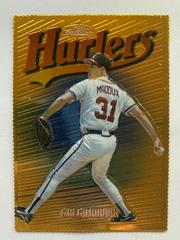 Greg Maddux [Die Cut] #158 Baseball Cards 1997 Finest Embossed Prices