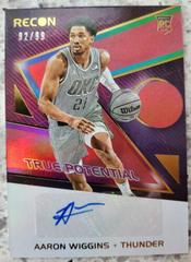 Aaron Wiggins [Red] Basketball Cards 2021 Panini Recon True Potential Signatures Prices