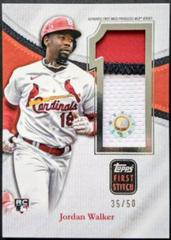 Jordan Walker [Gold] Baseball Cards 2023 Topps Update First Stitch Patch Prices