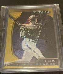 Corey Seager [Gold] #23 Baseball Cards 2022 Panini Chronicles Titan Prices