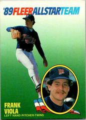 Frank Viola #12 Baseball Cards 1989 Fleer All Stars Prices