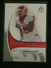 Devin McCourty #210 Football Cards 2010 SP Authentic Prices