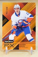 Mathew Barzal [Orange] Hockey Cards 2021 Upper Deck Synergy FX Prices