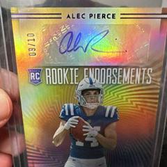 Alec Pierce [Purple] Football Cards 2022 Panini Illusions Rookie Endorsements Autographs Prices