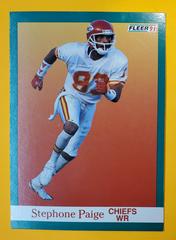 Stephone Paige Football Cards 1991 Fleer Prices