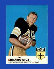 Dan Abramowicz Football Cards 1969 Topps Prices