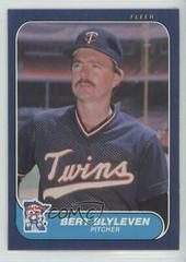 Bert Blyleven #386 Baseball Cards 1986 Fleer Prices