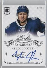 Tyler Johnson [Autograph Patch] #125 Hockey Cards 2013 Panini National Treasures Prices