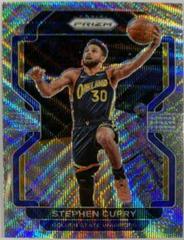 Stephen Curry [Gold Wave] #154 Basketball Cards 2021 Panini Prizm Prices