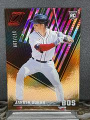 Jarren Duran [Red] #2 Baseball Cards 2022 Panini Chronicles Zenith Prices