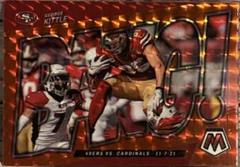 George Kittle [Red] #B-13 Football Cards 2022 Panini Mosaic Bang Prices
