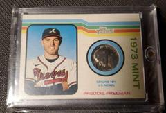 Freddie Freeman [Nickel] #73M-FF Baseball Cards 2022 Topps Heritage 1973 Mint Prices