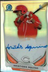Aristides Aquino Baseball Cards 2014 Bowman Chrome Autograph Prospects Prices