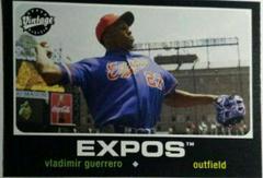 Vladimir Guerrero #190 Baseball Cards 2002 Upper Deck Vintage Prices