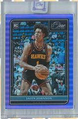 Jalen Johnson [Purple] Basketball Cards 2021 Panini One and One Prices
