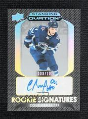 Cole Perfetti Hockey Cards 2021 Upper Deck Ovation Standing Rookie Signatures Prices