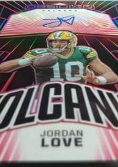 Jordan Love [Electric Etch Red] #10 Football Cards 2023 Panini Obsidian Volcanic Signature Prices