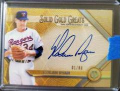 Nolan Ryan #GGA-NR Baseball Cards 2022 Topps Tribute Solid Gold Greats Autographs Prices