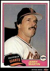 Jerry Martin [Traded] #798 Baseball Cards 1981 Topps Prices