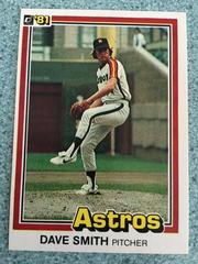 Dave Smith [Complete Box Around Stats] Baseball Cards 1981 Donruss Prices