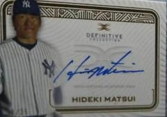 Hideki Matsui Baseball Cards 2023 Topps Definitive Autograph Collection Prices