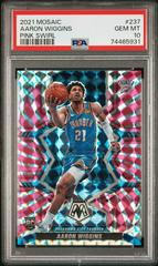 Aaron Wiggins [Pink Swirl] #237 Basketball Cards 2021 Panini Mosaic Prices