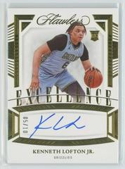 Kenneth Lofton Jr. [Gold] #40 Basketball Cards 2022 Panini Flawless Excellence Signature Prices