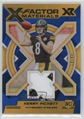 Kenny Pickett [Blue] #XFM-KP Football Cards 2022 Panini XR X Factor Materials Prices