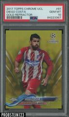 Diego Costa [Gold Refractor] #81 Soccer Cards 2017 Topps Chrome UEFA Champions League Prices