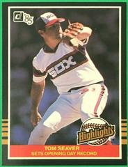Tom Seaver #1 Baseball Cards 1985 Donruss Highlights Prices