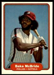 Bake McBride #250 Baseball Cards 1982 Fleer Prices