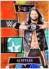 AJ Styles [Tie Dye Prizm] Wrestling Cards 2022 Panini Select WWE Selective Swatches Prices