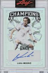 Luka Modric Soccer Cards 2022 Leaf Metal Champions Autographs Prices