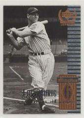 Lou Gehrig Baseball Cards 1999 Upper Deck Century Legends Prices