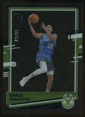 Khris Middleton [Green] #12 Basketball Cards 2020 Panini Clearly Donruss Prices