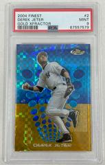 Derek Jeter [Gold Xfractor] #2 Baseball Cards 2004 Finest Prices