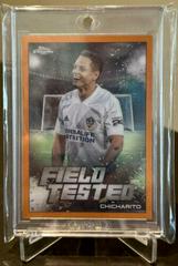 Chicharito [Orange] #FT-8 Soccer Cards 2022 Topps Chrome MLS Field Tested Prices