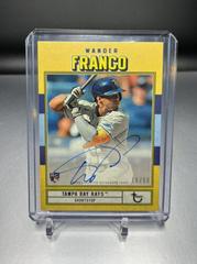 Wander Franco [Gold] Baseball Cards 2022 Topps Brooklyn Collection Autographs Prices