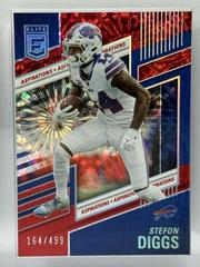 Stefon Diggs [Aspiration Shimmer] #2 Football Cards 2022 Panini Donruss Elite Prices