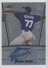 Yordano Ventura [Prismatic Autograph] #YV1 Baseball Cards 2011 Leaf Metal Draft Prices