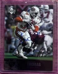 Thurman Thomas #39 Football Cards 2011 Upper Deck College Legends Autograph Prices