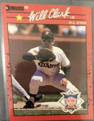 Will Clark [All Star Game Performance] #707 Baseball Cards 1990 Donruss Prices