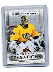 Yaroslav Askarov #SO-5 Hockey Cards 2023 Upper Deck Sophomore Sensations Prices